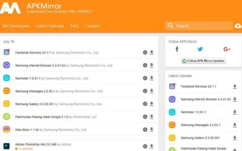 apkmirror：下载最新版APK文件的最佳网站