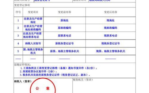 税务登记需要什么资料？