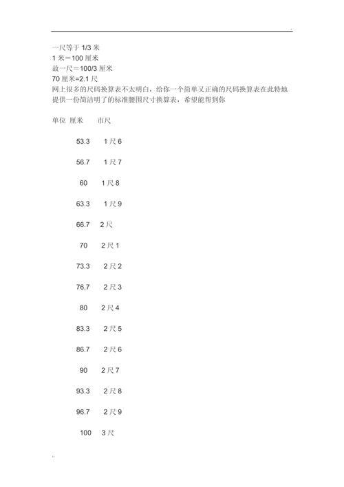 厘米（cm）换算英寸（inch）的详细方法