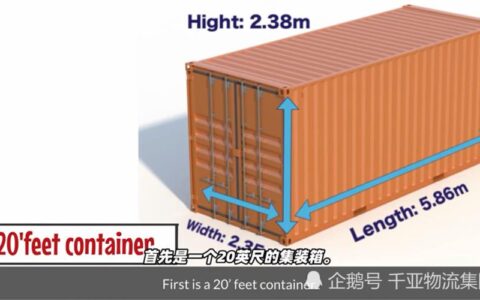 20ft集装箱尺寸详解，你了解多少？