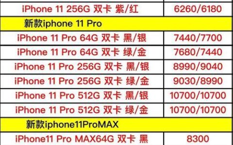 苹果11手机价格2023年最新报价