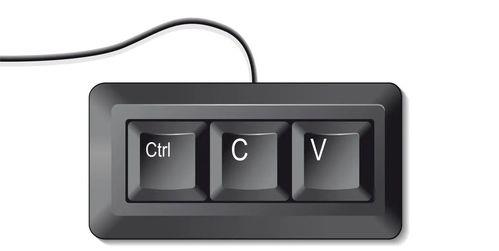 ctrlc和ctrlv是什么意思？